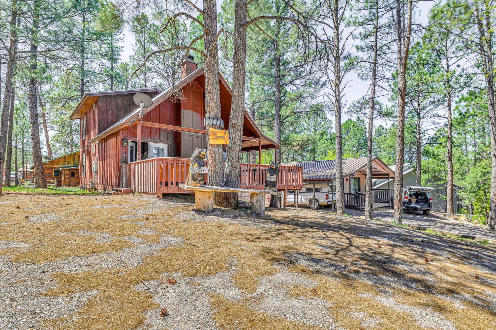 Ruidoso Family Cabin, Short Walk To Downtown! Exterior foto